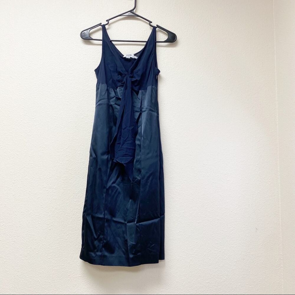 Moschino Silk Navy Blue Dress 6